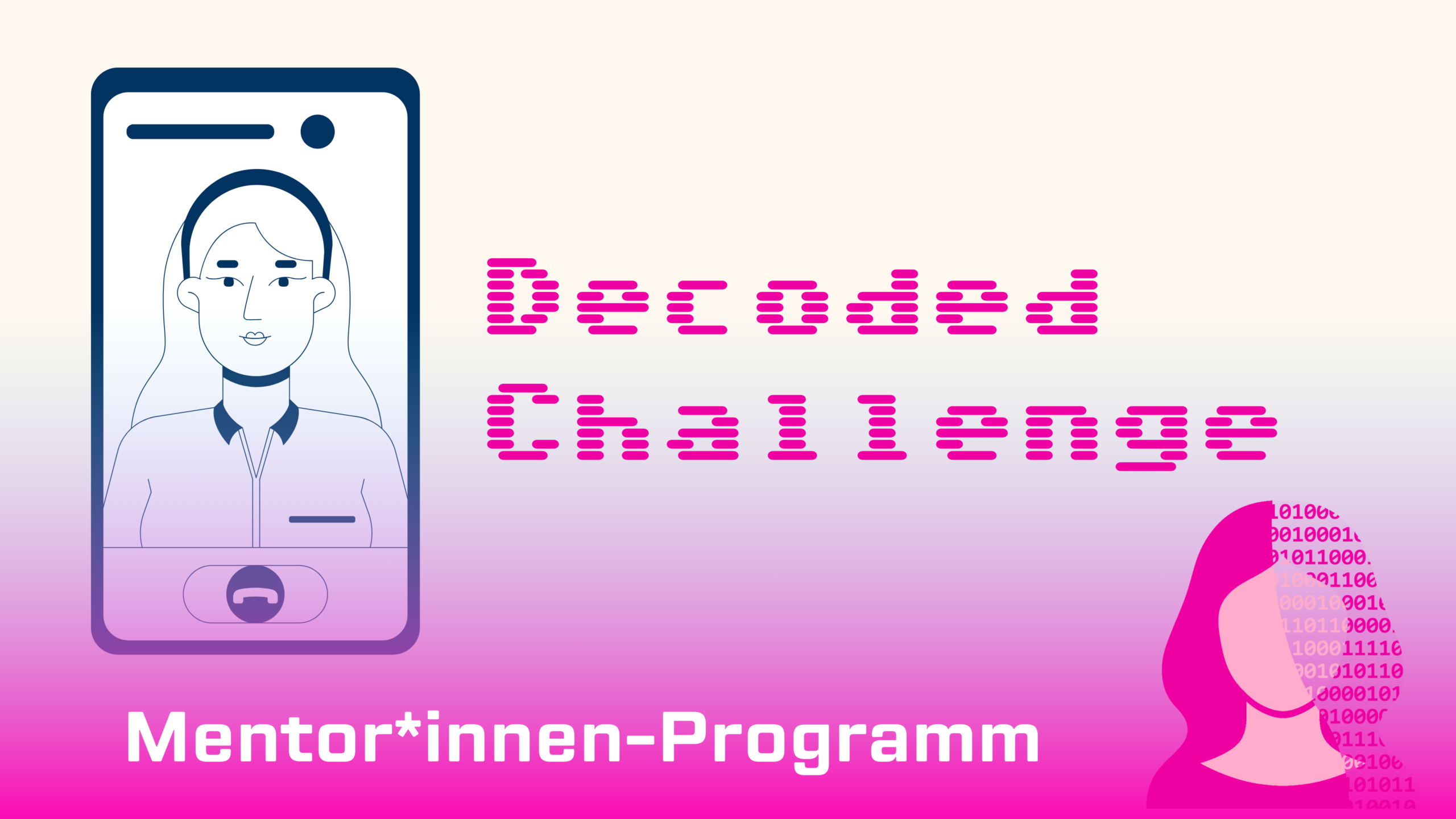 Decoded-Challenge: Mentor*innen-Programm
